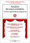 ANALISIS DE CINCO COMEDIAS(TEATRO ESPAÑOL DE LA POSTGUERRA) | 9788470392559 | AMOROS, ANDRES/MAYORAL,MARINA/NIEVA,FRANCISCO