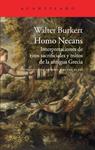 HOMO NECANS. INTERPRETACIONES DE RITOS ANTIGUA GRECIA | 9788415689805 | BURKERT, WALTER