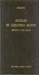 ANABASIS DE ALEJANDRO MAGNO.LIBROS IV-VIII | 9788424903060 | ARRIANO