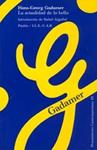 ACTUALIDAD DE LO BELLO, LA | 9788475096797 | GADAMER, HANS GEORG