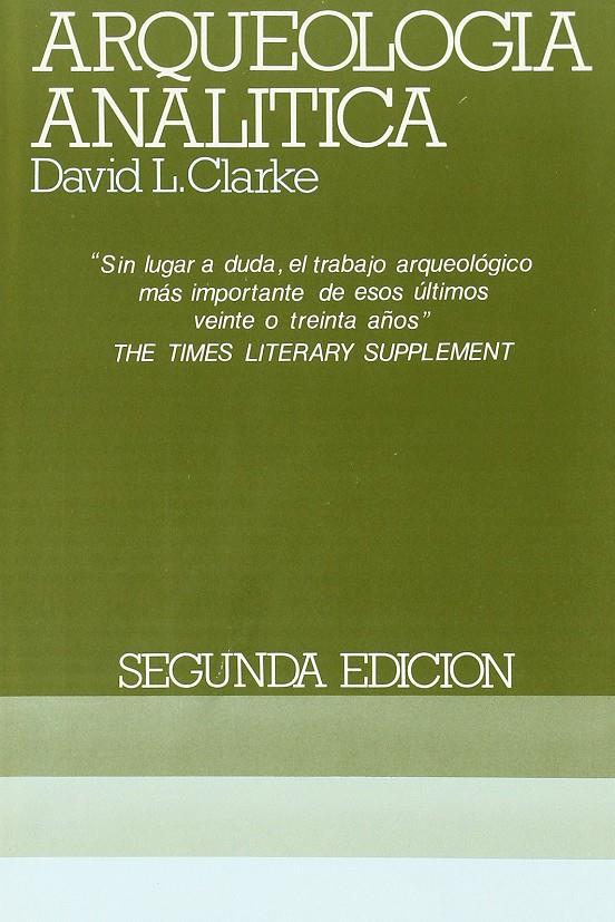 ARQUEOLOGIA ANALITICA | 9788472900400 | CLARKE, DAVID