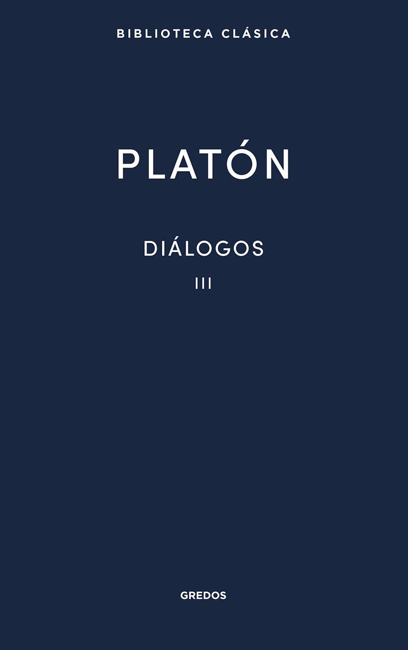 DIÁLOGOS III PLATÓN | 9788424939274 | PLATÓN