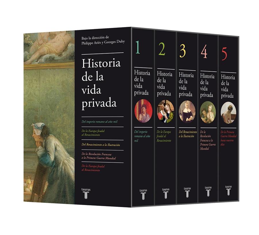 HISTORIA DE LA VIDA PRIVADA (EDICIÓN ESTUCHE CON LOS 5 VOLÚMENES) | 9788430699483 | AIRÈS, PHILIPPE Y DUBY, GEORGES