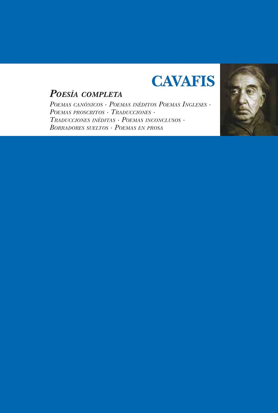 POESÍA COMPLETA | 9788416776078 | CAVAFIS, CONSTANTIN