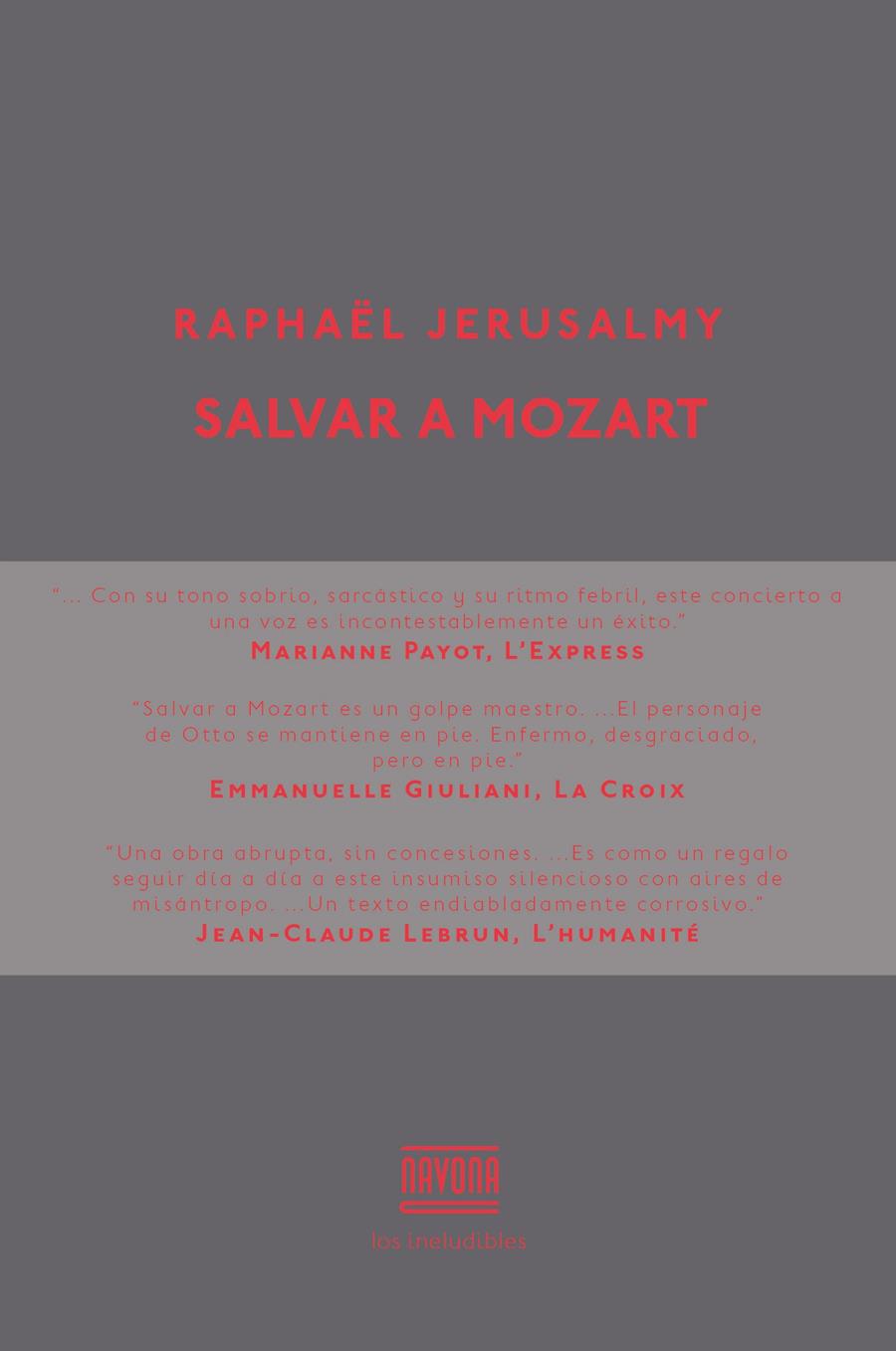 SALVAR A MOZART | 9788416259113 | RAPHA, JERUSALMY