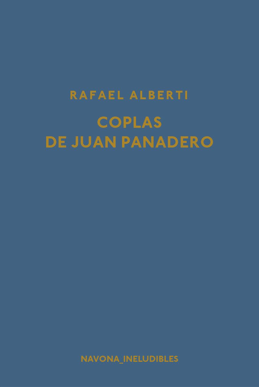 COPLAS DE JUAN PANADERO | 9788417181864 | ALBERTI, RAFAEL