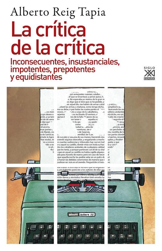 LA CRÍTICA DE LA CRÍTICA | 9788432318658 | REIG TAPIA, ALBERTO