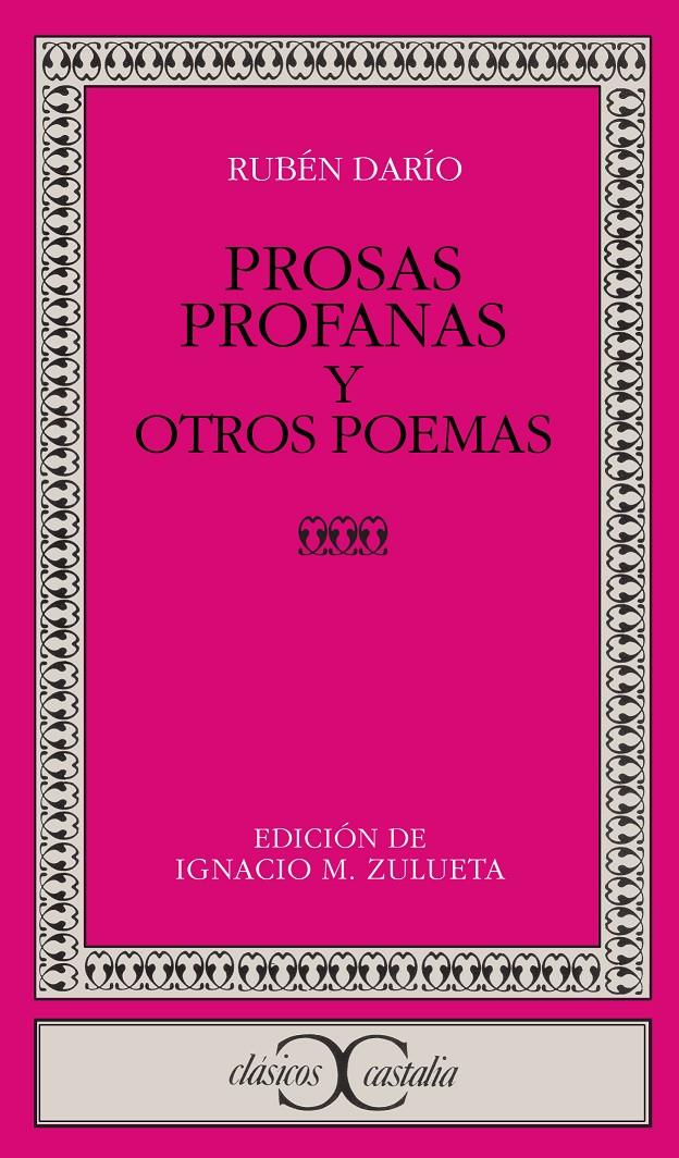 PROSAS PROFANAS Y OTROS POEMAS | 9788470394164 | DARIO, RUBEN