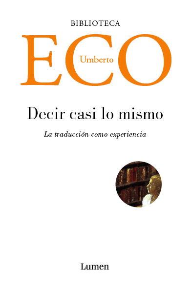 DECIR CASI LO MISMO | 9788426415752 | ECO, UMBERTO