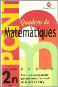 PONT MATEMÀTIQUES, 2 ESO | 9788478875016 | VIUDEZ SÁNCHEZ, MARIA ANGELS