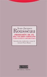 PROFESIÓN DE FE DEL VICARIO SABOYANO | 9788481649048 | ROUSSEAU, JEAN-JACQUES