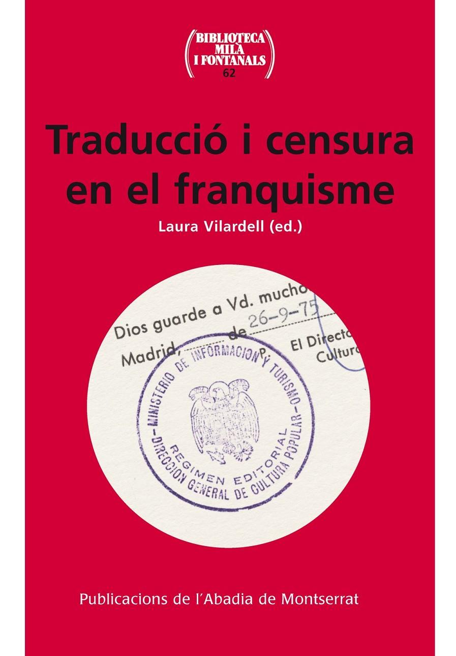 TRADUCCIÓ I CENSURA EN EL FRANQUISME | 9788498838183 | VILARDELL, LAURA