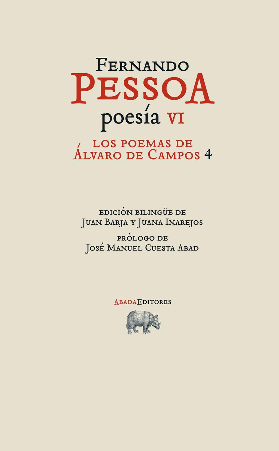 POESÍA VI. LOS POEMAS DE ÁLVARO CAMPOS 4 | 9788415289913 | PESSOA, FERNANDO